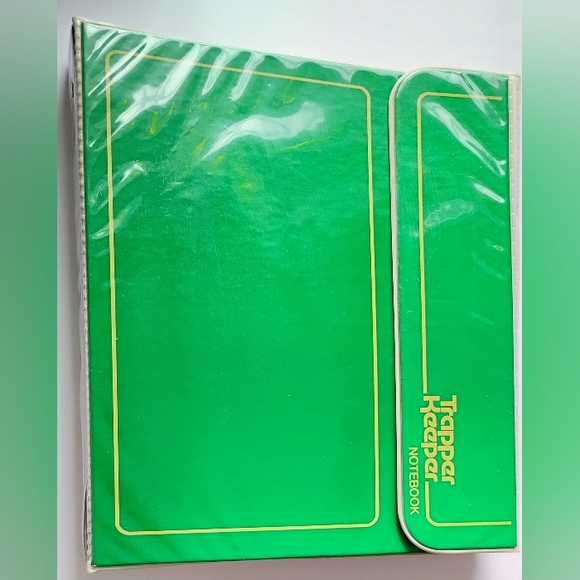 Vintage "Original" Mead Trapper Keeper Binder Notebook Green Notebook Z-3 - Picture 1 of 16